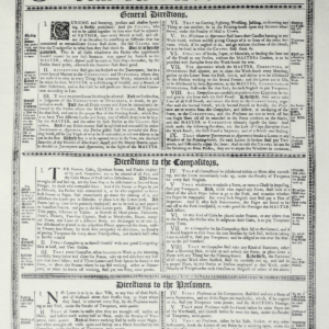 Rules and Directions to be observed in Printing-Houses poster