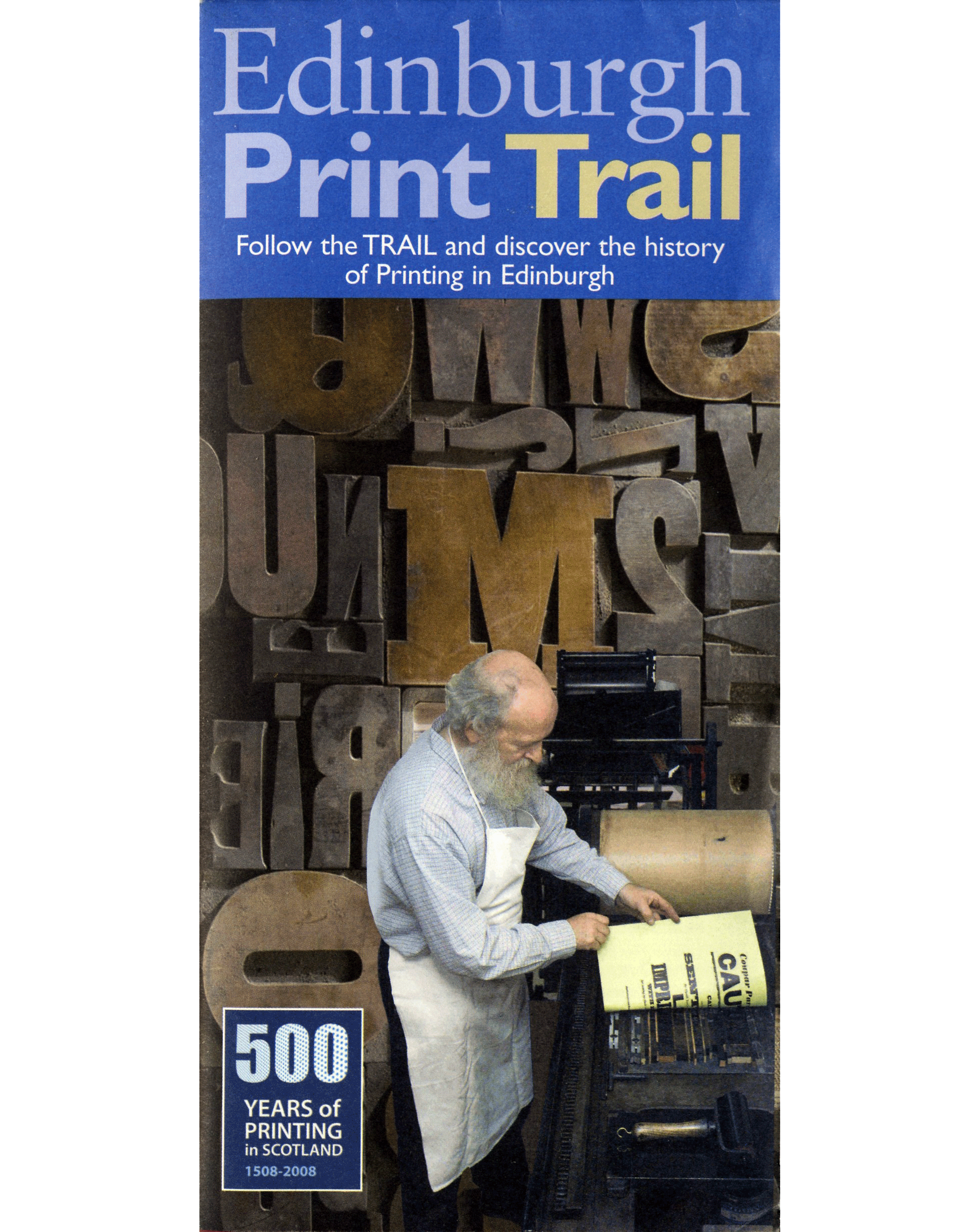 Edinburgh Print Trail leaflet